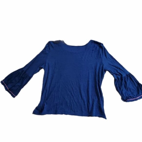 Ramblers Way Bella Frill Wool Blouse - Picture 2 of 6
